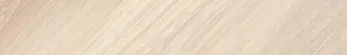 Slant Wood Ivory 8x48 Matte Structure Porcelain Tile - Element B showing close-up of light wood grain texture and matte finish.
