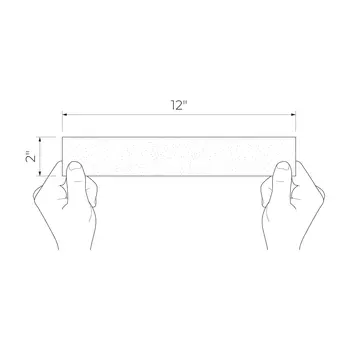 Sophi Oro White 2x12 Matte Ceramic Wall Strip