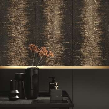 Stardust Black 13x36 Glossy Ceramic Wall Tile