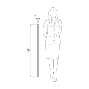 Steel Gold 2 1x48 Wall Strip Polished Gold