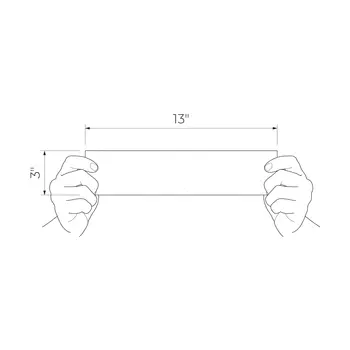 Timeless white 2 Wall strip