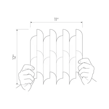 Tissue Beige/Gold 11x12 Matte Travertine Look Ceramic Mosaics