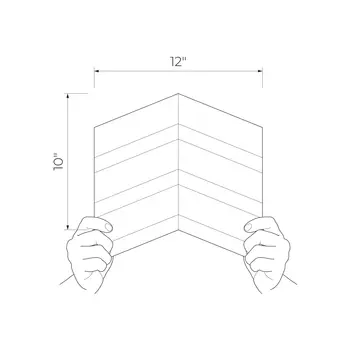 Torano Anthrazite 10x12 Matte Wood Porcelain Mosaic