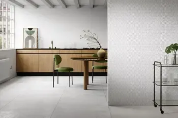 Torino White 12x36 Matte Ceramic Structure 1 Wall Tile