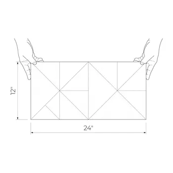 Velvetia Wood Geo 12x24 Matte/Glossy Ceramic Décor Wall Tile