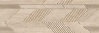 Sample - Venawood Almond 12x36 Matte Structure Ceramic Wall Tile - Element 2