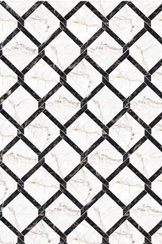 Veneto Black/White 14x14 Matte Structure Floor And Wall Mosaic