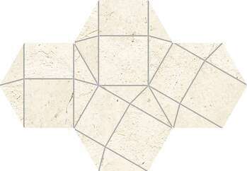 Sample - Ventura Ivory 8x12 Matte/Glimmer Ceramic Wall Mosaics