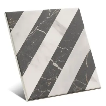 Versail Dark 8x8 Matte Porcelain Décor Tile 3