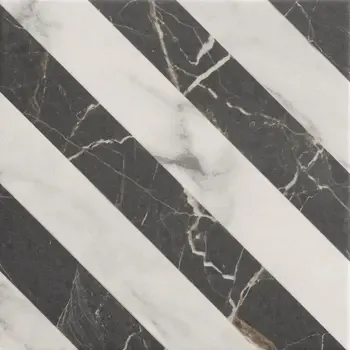 Versail Dark 8x8 Matte Porcelain Décor Tile 3