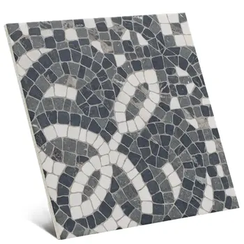 Versail Dark Gray 8x8 Matte Porcelain Décor Tile 7