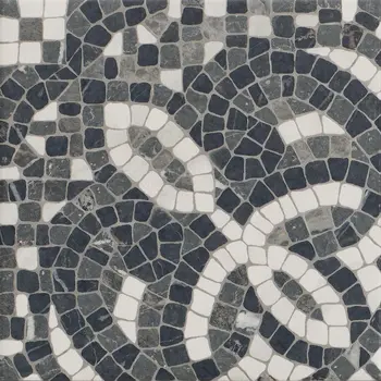 Versail Dark Gray 8x8 Matte Porcelain Décor Tile 7