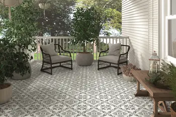 Versail Gray 8x8 Matte Porcelain Décor Tile 8