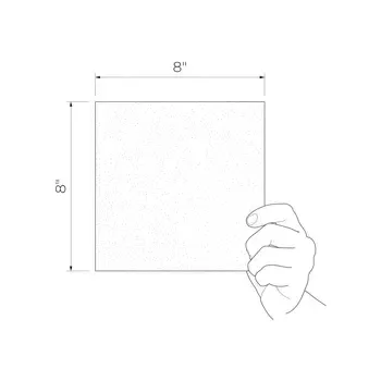 Versail Gray 8x8 Matte Porcelain Décor Tile 8