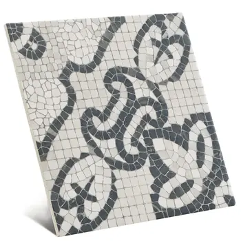 Versail Light Gray 8x8 Matte Porcelain Décor Tile 9