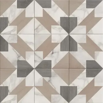Versail Natural 8x8 Matte Porcelain Décor Tile 1