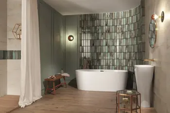 Wood Grain Red 8x48 Matte Wood Look Structure Porcelain Tile