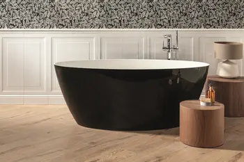 Wood Grain Red 9x60 Matte Wood Look Structure Porcelain Tile