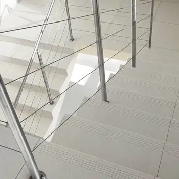 Zimba Beige 12x48 Matte Stone Look Structure Step Tread Porcelain Tile