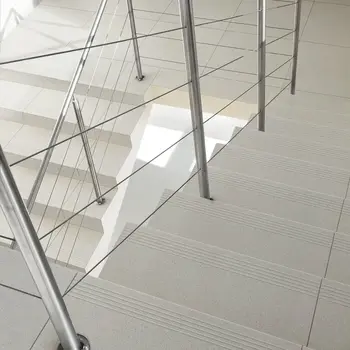 Zimba Black 12x48 Matte Stone Look Structure Step Tread Porcelain Tile