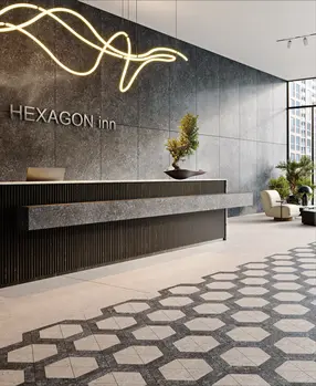 Zimba Beige 32x64 Matte Stone Look Structure Porcelain Tile