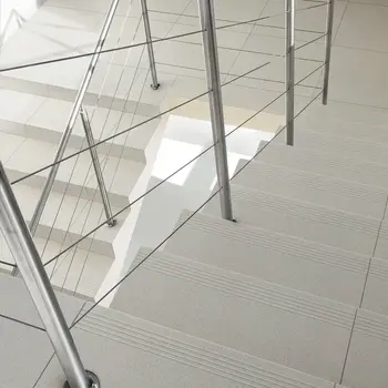 Zimba Gray 12x24 Matte Stone Look Structure Step Tread Porcelain Tile